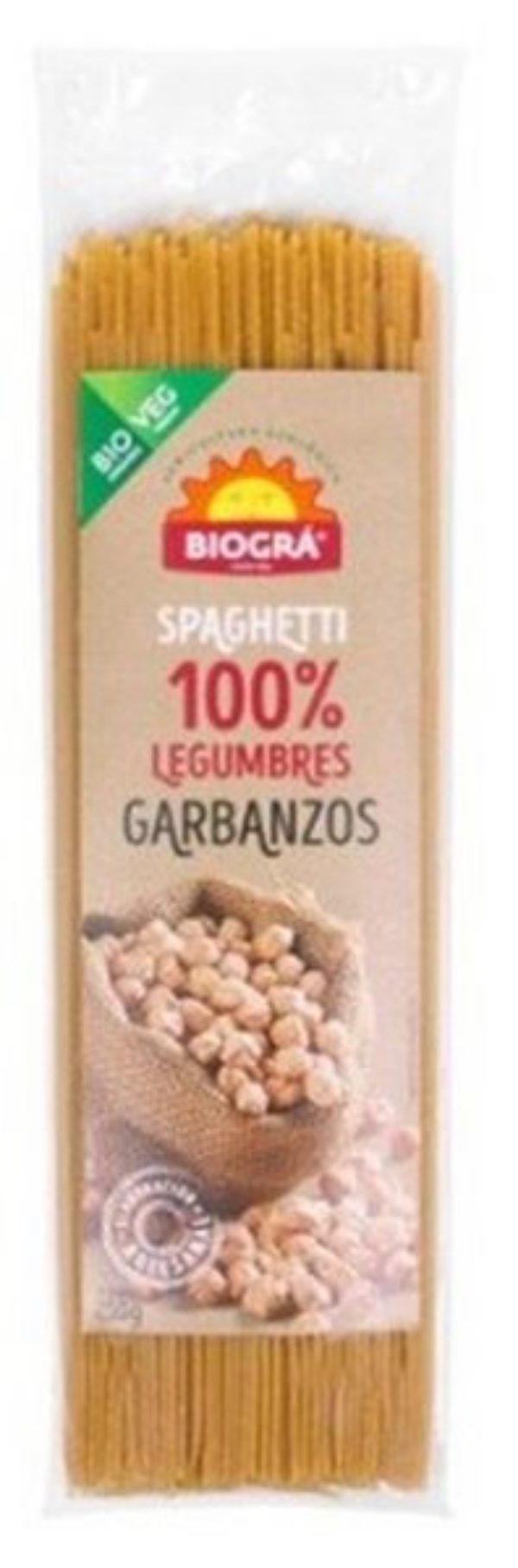 ESPAGUETTI GARBANZO 250G (BIOGRA)