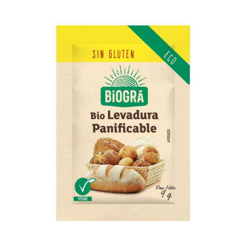 LEVADURA PAN S/GLUT 9GR (BIOGRA) - BIOGRA LEVADURA PAN S/GLUT 9GR (BIOGRA)