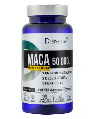 MACA 50000MG 60 COMP. (DRASANVI) - DRASANVI MACA 50000MG 60 COMP. (DRASANVI)